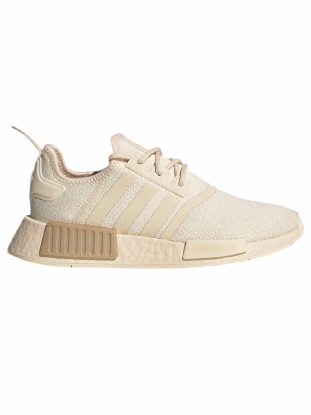 adidas NMD_R1 W Cream/Tan Knit Sneakers Size 5.5